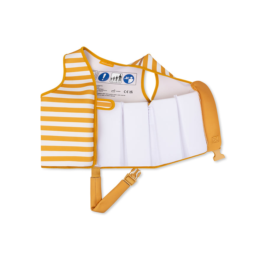 Flow | Chaleco de natación Naranja/Blanco 3-6 años