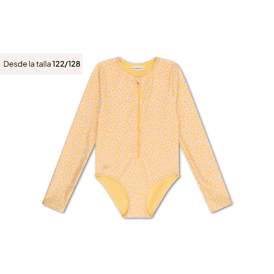 Florish_yellow_ruffle_Rashguard_front1